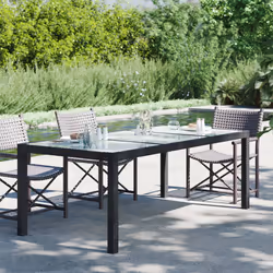 VidaXL 316712 outdoor table Black