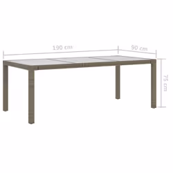 VidaXL 316714 outdoor table - Additional view 5