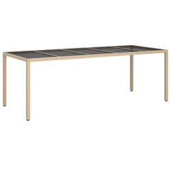 VidaXL 316728 outdoor table Black, Beige