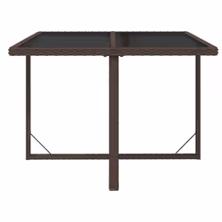 VidaXL 316788 outdoor table Black, Brown