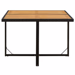 VidaXL 316790 outdoor table Black