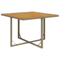 VidaXL 316791 outdoor table Black, Beige
