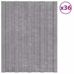 vidaXL 36x Roof Panels Galvanised Steel Silver Profile Sheet Shed Roof Panel