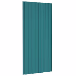 vidaXL 36x Roof Panels Galvanised Steel Green Profile Sheet Shed Roof Panel