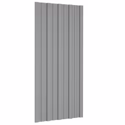vidaXL 36x Roof Panels Galvanised Steel Grey Profile Sheet Shed Roof Panel - Additional view 8