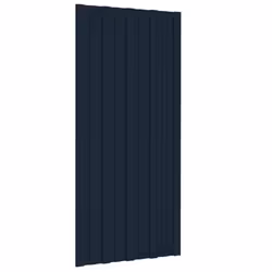 vidaXL 12x Roof Panels Galvanised Steel Anthracite Garage Shed Roof Panel