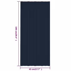 vidaXL 12x Roof Panels Galvanised Steel Anthracite Garage Shed Roof Panel