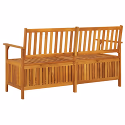 VidaXL 316743 outdoor bench Acacia wood, Fabric, Polyester - Additional view 4