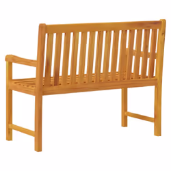 vidaXL Garden Bench Outdoor Dining Bench Wooden Bench Seat Solid Acacia Wood - 110 x 55.5 x 90 cm - Additional view 4