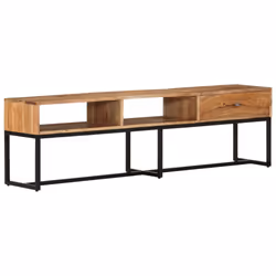 vidaXL Solid Wood Acacia TV Cabinet Home Indoor Bedroom Sideboard TV Stand - Additional view 10