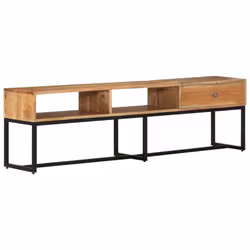 vidaXL Solid Wood Acacia TV Cabinet Home Indoor Bedroom Sideboard TV Stand - Additional view 8
