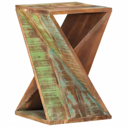 vidaXL Side Table Solid Wood Reclaimed Nightstand Accent Coffee Couch Table - Additional view 10
