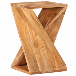 vidaXL Solid Wood Acacia Side Table Nightstand Accent Coffee Couch End Table - Additional view 10