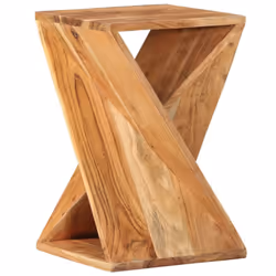 vidaXL Solid Wood Acacia Side Table Nightstand Accent Coffee Couch End Table - Additional view 9