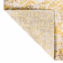 vidaXL Outdoor Rug Flatweave 115x170 cm Yellow Patio Terrace Carpet Blanket