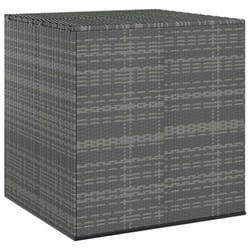 vidaXL Garden Cushion Box PE Rattan Patio Storage Box Multi Colours/Sizes - grey, 100 x 97.5 x 104 cm
