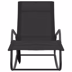 VidaXL 317591 outdoor chair Lounge Padded seat Steel, Textile Black