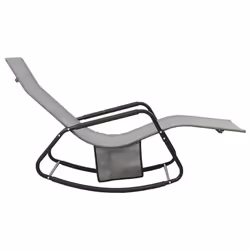 VidaXL 317592 outdoor chair Lounge Padded seat Steel, Textile Grey - Additional view 4
