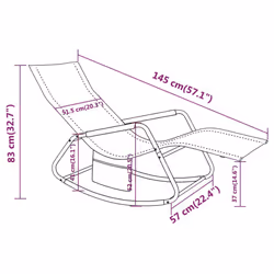 VidaXL 317592 outdoor chair Lounge Padded seat Steel, Textile Grey - Additional view 7
