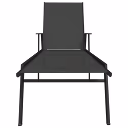 VidaXL 317595 outdoor chair Lounge Padded seat Steel, Textile Black
