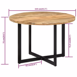 VidaXL 338479 kitchen/dining table - Additional view 7