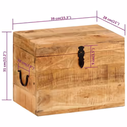 vidaXL Storage Box Living Room Storage Chest Stool Trunk Ottoman Blanket Box - 615 - Additional view 8