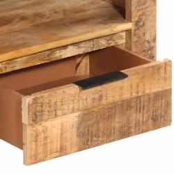 vidaXL Rough Mango Wood TV Cabinet Home Plasma Stereo Cabinet TV Unit Stand - Additional view 4