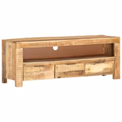 vidaXL Rough Mango Wood TV Cabinet Home Plasma Stereo Cabinet TV Unit Stand - Additional view 9