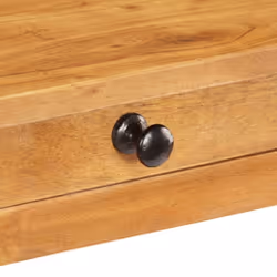 vidaXL Solid Acacia Wood Console Table Home Side Hall Table Accent Sideboard
