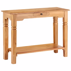 vidaXL Solid Acacia Wood Console Table Home Side Hall Table Accent Sideboard - Additional view 6