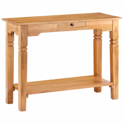 vidaXL Solid Acacia Wood Console Table Home Side Hall Table Accent Sideboard - Additional view 8