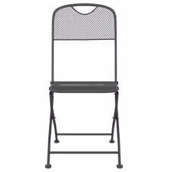 VidaXL 317338 outdoor chair Terrace Metal Anthracite - Additional view 4