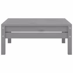 vidaXL Solid Pinewood Garden Lounge Set 3 Piece Grey Outdoor Seating Sofa - Additional view 10