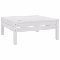 vidaXL Garden Lounge Set Outdoor Lounge Set 11 Piece White Solid Wood Pine