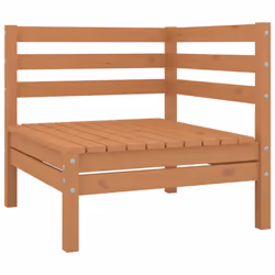 vidaXL Garden Lounge Set Patio Lounge Set 6 Piece Honey Brown Solid Wood Pine - Additional view 2
