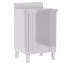 vidaXL 1/2X Commercial Kitchen Cabinet Stainless Steel Home with 2/3 Drawers - cabinets + cabinet with 2 drawers, 3 pcs - Additional view 5
