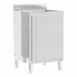 vidaXL 1/2X Commercial Kitchen Cabinet Stainless Steel Home with 2/3 Drawers - cabinet with sink + cabinet with 3 drawers, 2 pcs - Additional view 5