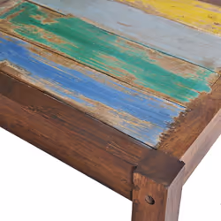 vidaXL 6x Dining Chairs Solid Reclaimed Wood Kitchen Wooden Chair Seating - Additional view 6