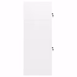 vidaXL Saddle Cabinet Steel Locker Harness Cabinet Multi Colours 105/140 cm - white - Additional view 2
