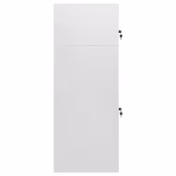 vidaXL Saddle Cabinet Steel Locker Harness Cabinet Multi Colours 105/140 cm - light grey - Additional view 2