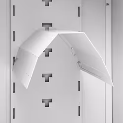 vidaXL Saddle Cabinet Steel Locker Harness Cabinet Multi Colours 105/140 cm - light grey - Additional view 5