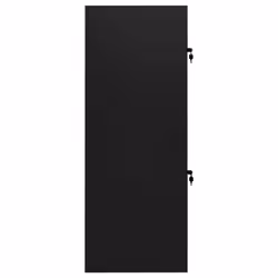 vidaXL Saddle Cabinet Steel Locker Harness Cabinet Multi Colours 105/140 cm - black - Additional view 4
