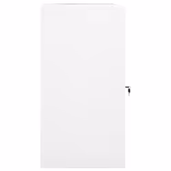vidaXL Saddle Cabinet White Steel Indoor Storage Tack Locker Harness Cabinet - Additional view 2