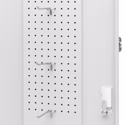 vidaXL Saddle Cabinet Light Grey Steel Storage Tack Locker Harness Cabinet - Additional view 6