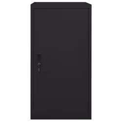 vidaXL Saddle Cabinet Black Steel Indoor Storage Tack Locker Harness Cabinet - Additional view 3