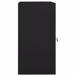 vidaXL Saddle Cabinet Black Steel Indoor Storage Tack Locker Harness Cabinet - Additional view 4