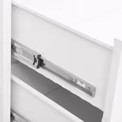 vidaXL Industrial Drawer Cabinet White Metal Display Storage Cabinet Sideboard - Additional view 4
