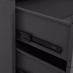 vidaXL Industrial Drawer Cabinet Anthracite Metal Storage Cabinet Sideboard - Additional view 4
