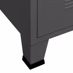 vidaXL Industrial Drawer Cabinet Anthracite Metal Storage Cabinet Sideboard - Additional view 8