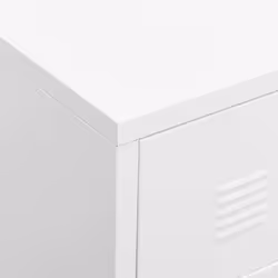 vidaXL Industrial TV Cabinet White Metal Media Hifi Cabinet TV Unit Sideboard - Additional view 6